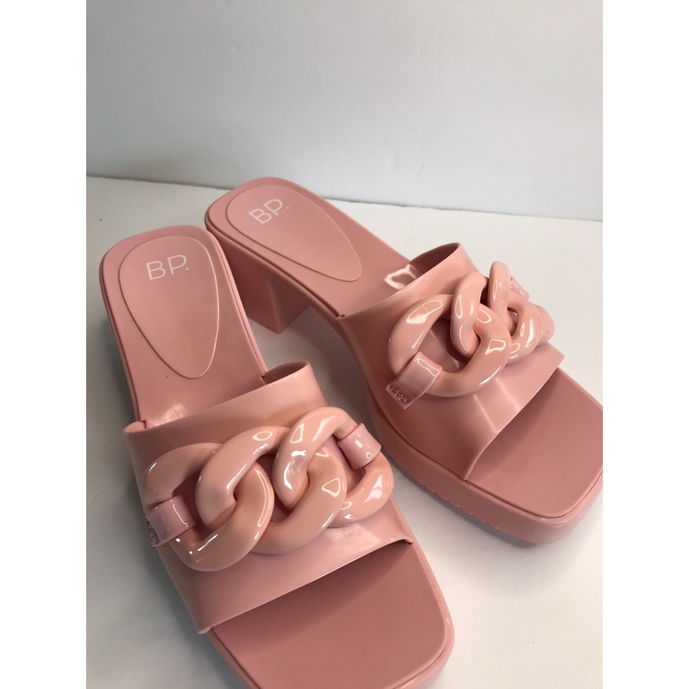 Pink BP Lollie‎ Womens sandal Chunky Open Toe slip on Size 8M - Picture 3 of 8